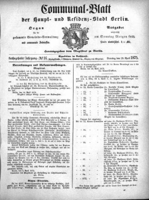 1875,16: No. 16, 18. April 1875