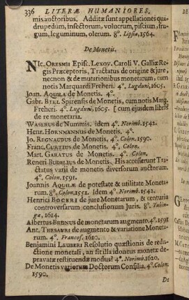 336-379, De Monetis - De gloria & nobilitate