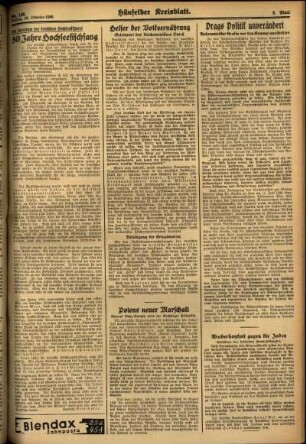 Zweite Ausgabe vom Freitag, den 23. Oktober 1936.