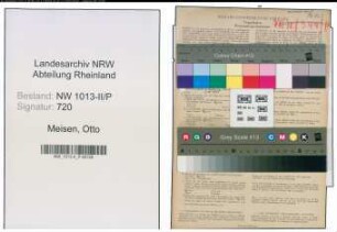 Entnazifizierung Otto Meisen , geb. 09.11.1894 (Kriminalbeamter)
