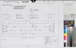 Arnsberg, Verwaltungsgericht, Jägerstr. 1, Dachgeschoss, Grundriss