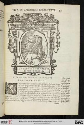 Vita di Ambrogio Lorenzetti Pittore sanese