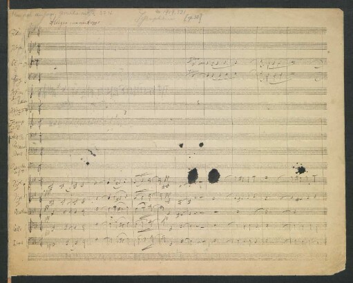 Sinfonien. Fragmente; g-Moll; op.32