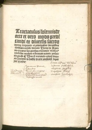 De arte et vero modo praedicandi