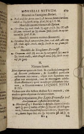 N. = Nitrum fixum – Nitrum Vitriolatum ...