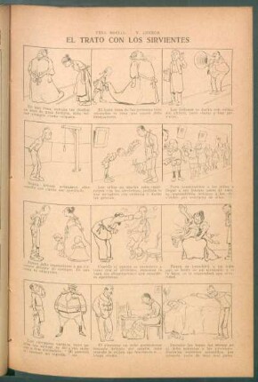 El trato con los sirvientes - [Cómic] : Vida social ... y anexos