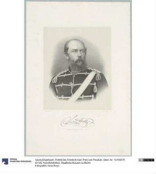 Porträt des Friedrich Karl, Prinz von Preußen