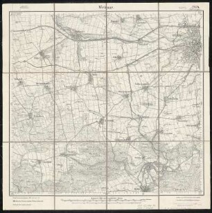Meßtischblatt 2934 : Weimar, 1919 : Weimar. - Aufn. 1903, Nachtr. 1919. - 1:25000. - [Berlin]: Reichsamt für Landesaufnahme, 1919. - 1 Kt.