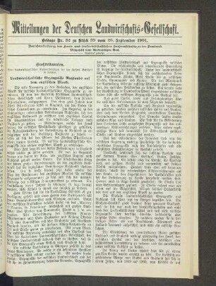 Beilage Nr. 32 zu Stück 39 vom 28. September 1901.