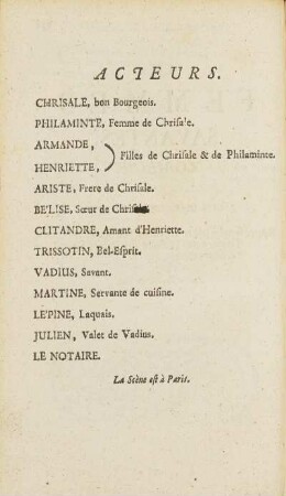 Acteurs.