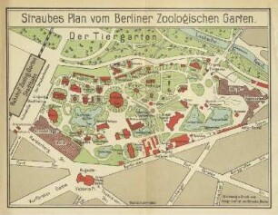 Straubes Plan vom Berliner Zoologischen Garten