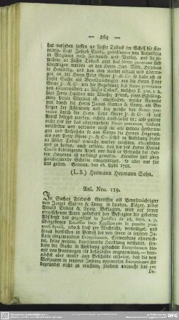 Anl. Nro. 119.