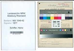 Entnazifizierung Heinz Schiffer , geb. 13.12.1887 (Polier)