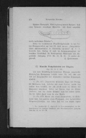 17) Römische Bronzestatuetten aus Wagrien.
