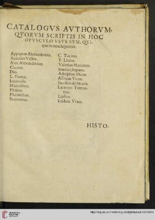 Catalogvs avthorvm