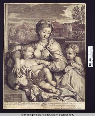 Maria mit dem Jesuskind und Johannes dem Täufer