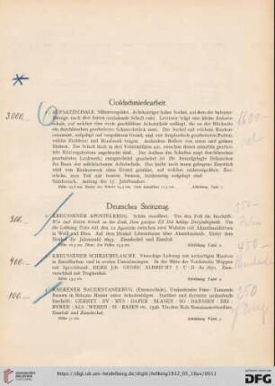 Deutsches Steinzeug (Nr. 2-15)