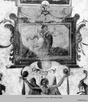 Deckenfresko mit Grotesken und mythologischen Episoden - affreschi con le grottesche ed episodi mitologici