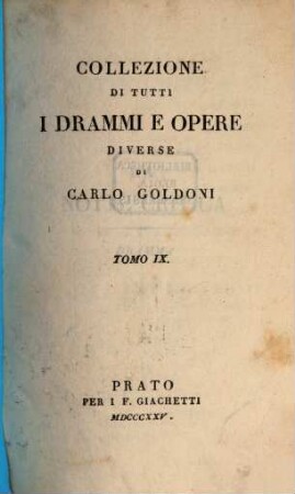 Collezione di tutti i drammi opere diverse, 9