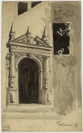 Schloss Fürstenau, Portal des Treppenturms