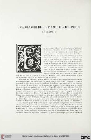 6: I capolavori della Pinacoteca del Prado in Madrid, [1]