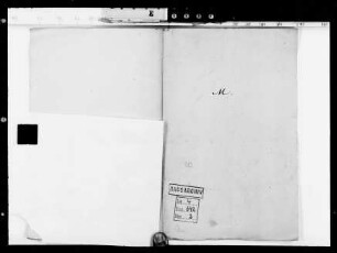. Korrespondenz des Prinzen Emil mit Privatpersonen: Korrespondenzen des Prinzen Emil mit Privatpersonen, Buchstabe M