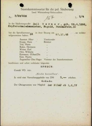 Werner, Emil
