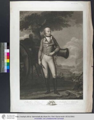 Charles Louis, Archiduc d'Autriche / Peint pár M. Kellerhoven ; Gravé par Schiavonetti