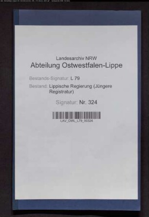 Der Verwaltungsbeamte beim Verwaltungsamt Blomberg
