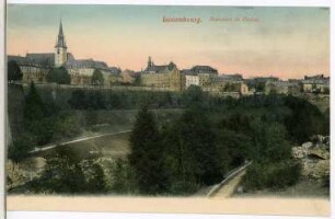 Luxemburg. Boulevard du Viaduc