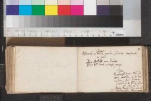 Einträge Bl. 31 - 40