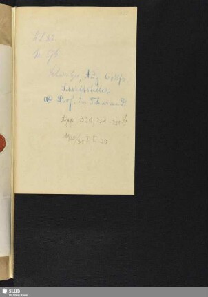852-852b. Schweitzer, August Gottfried
