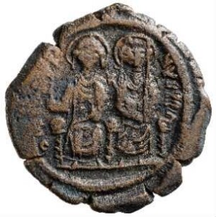 Münze, Follis, 568 / 569