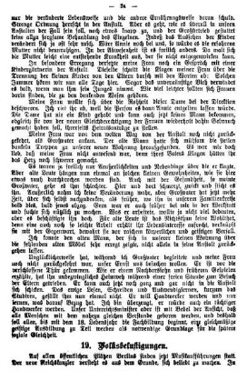 19. Volksbelustigungen.