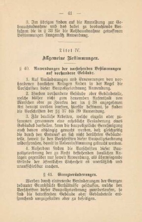 § 41. Grenzveränderungen