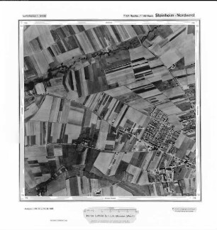 Steinheim Nordwest, Gauß-Krüger-Koordinaten: Rechtswert: 3504, Hochwert: 5748