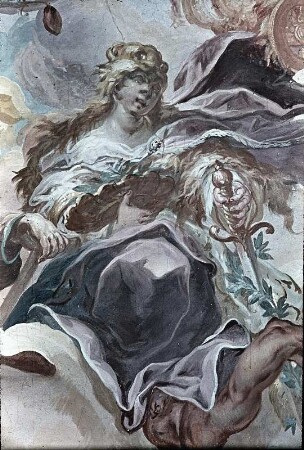 Die Himmelfahrt Johannes des Täufers im Wagen des Elias