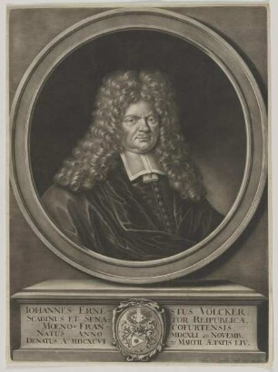 Bildnis des Iohannes Ernestus Völcker