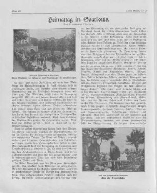 Heimattag in Saarlouis.