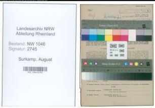 Entnazifizierung August Surkamp , geb. 19.04.1911 (Spediteur)