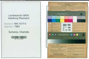 Entnazifizierung Charlotte Surkamp , geb. 02.10.1912 ()