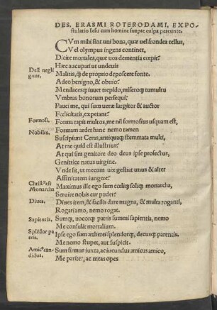 Des. Erasmi Roterodami, Expostulatio Iesu cum homine suapte culpa pereunte.