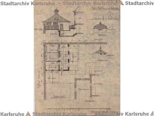 Beichel, Friedrich. Städtisches Klinikum. Stallungen für die Versuchstiere
