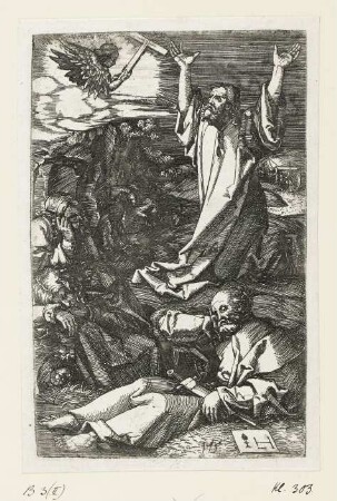 Christus am Ölberg, Blatt 2 der Folge "Passion Christi"