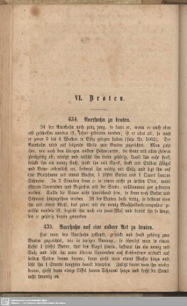VI. Braten