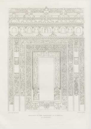 Entrance to the sanctuary of a temple