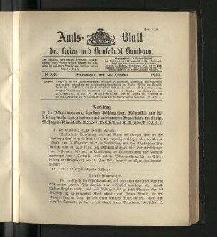 No. 239, 30. Oktober 1915