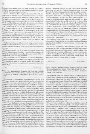 122-124 [Rezension] Gnilka, Joachim, Jesus von Nazaret