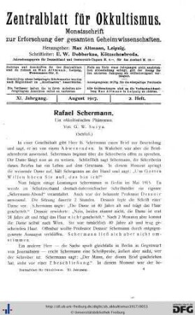 2. Heft (Aug. 1917)