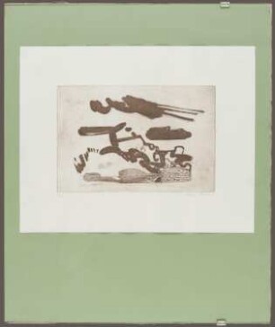 Druck des Künstlers Lothar Lehmann, Titel: Landschaft I